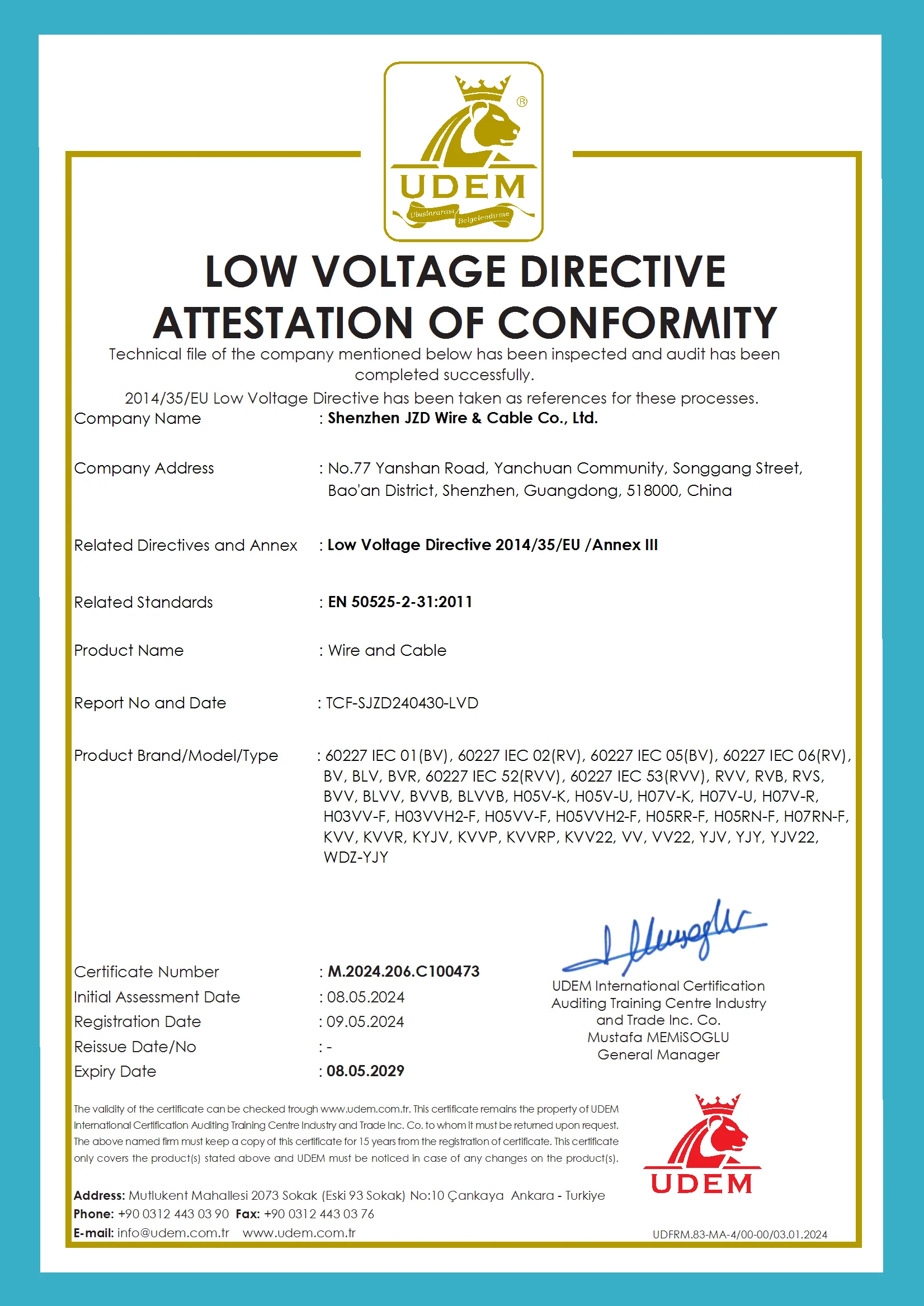EU Electrical Safety