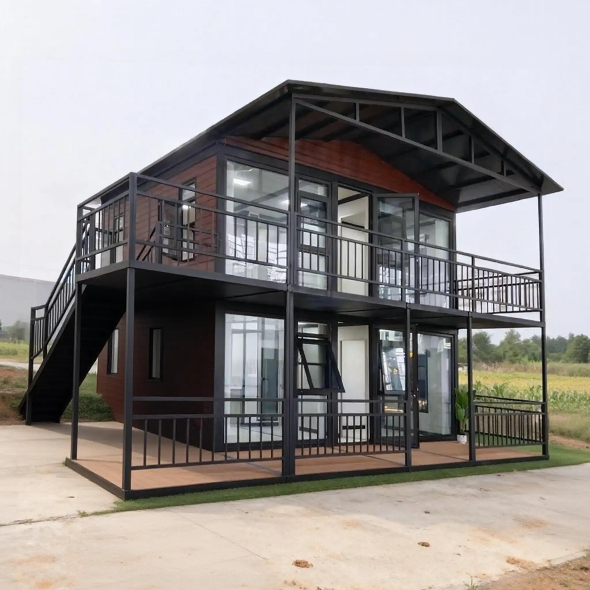 The Double-Story Icon: Vertical Modular Luxury