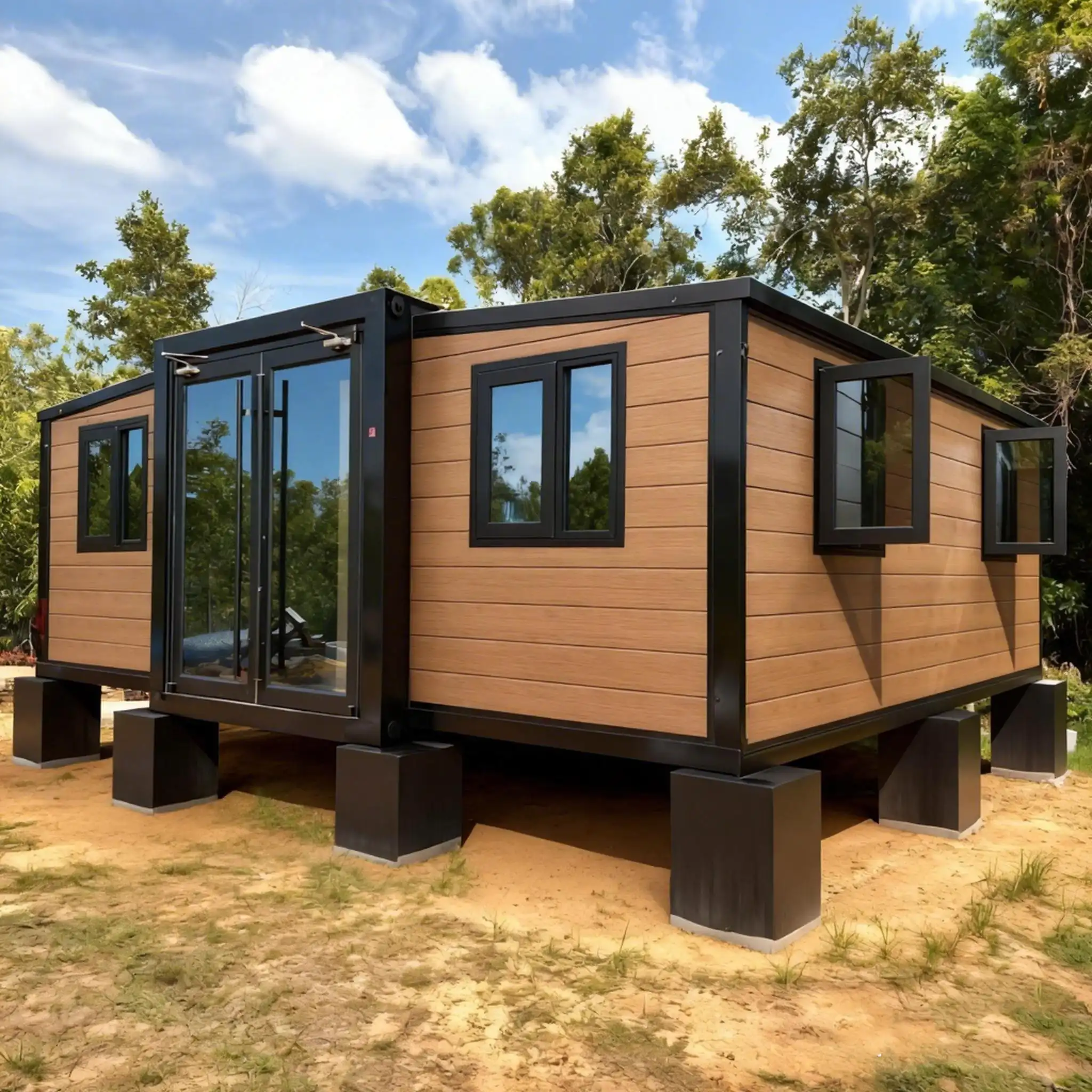 The Timberland Villa: Seamless Nature Integration