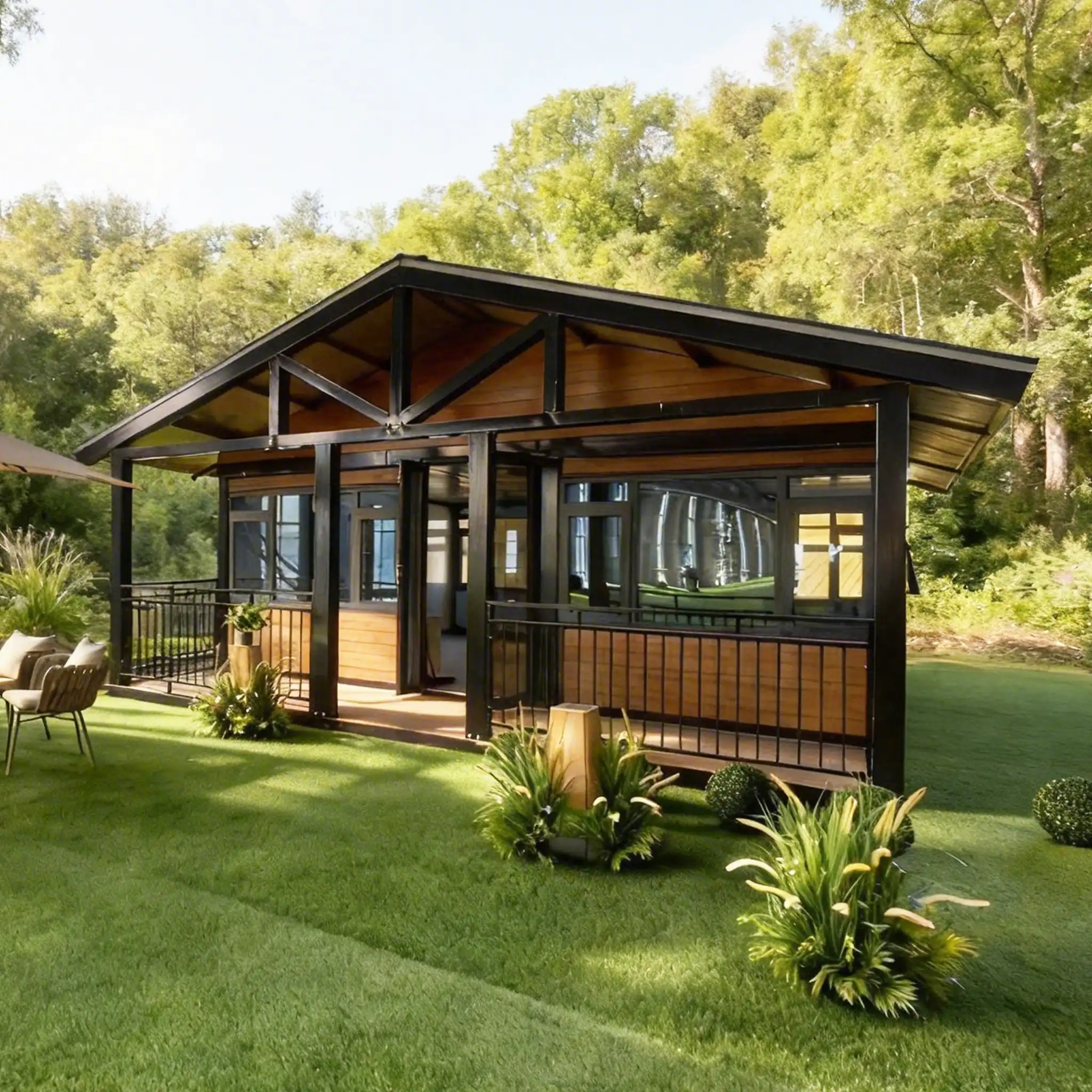 The Noir Pavilion: Modern Architectural Studio