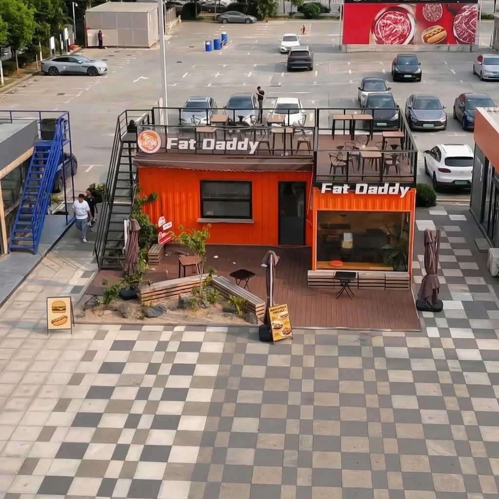 Vibrant Urban Burger Hub